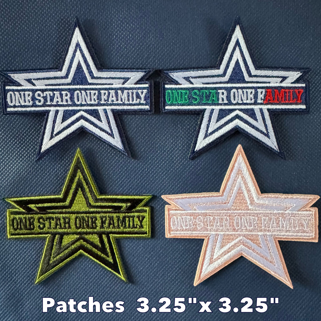 One Star One Family Patch
